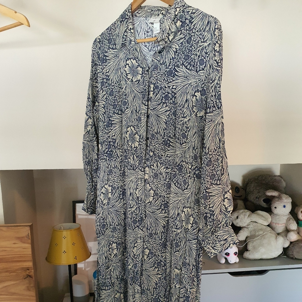 Morris & Co X H&M shirt dress, size US/CA 12